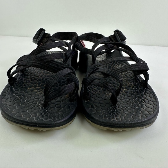 Chaco ZX2 Classic Sandal Black J199506 Strappy Toe Loop Women’s 7 Adjustable - Picture 4 of 9